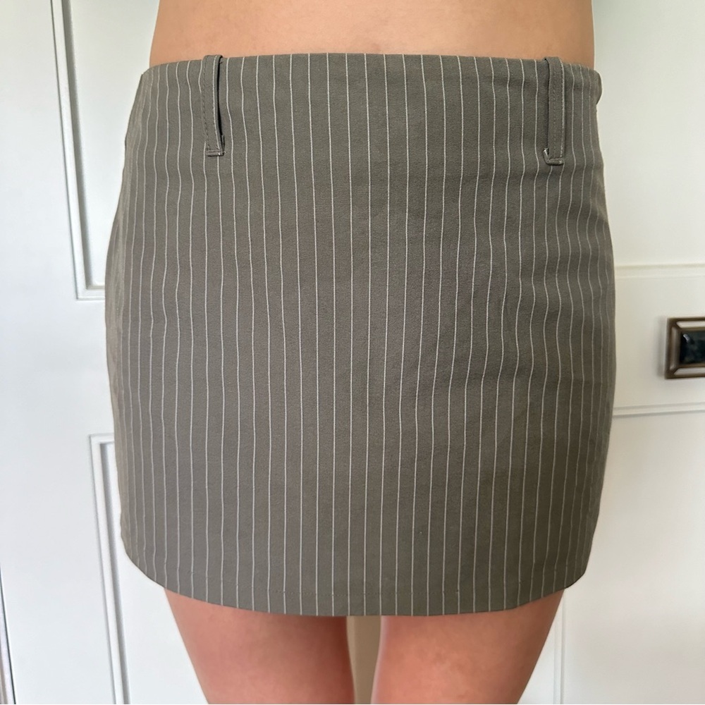 Tiger Mist PinStripe Skirt